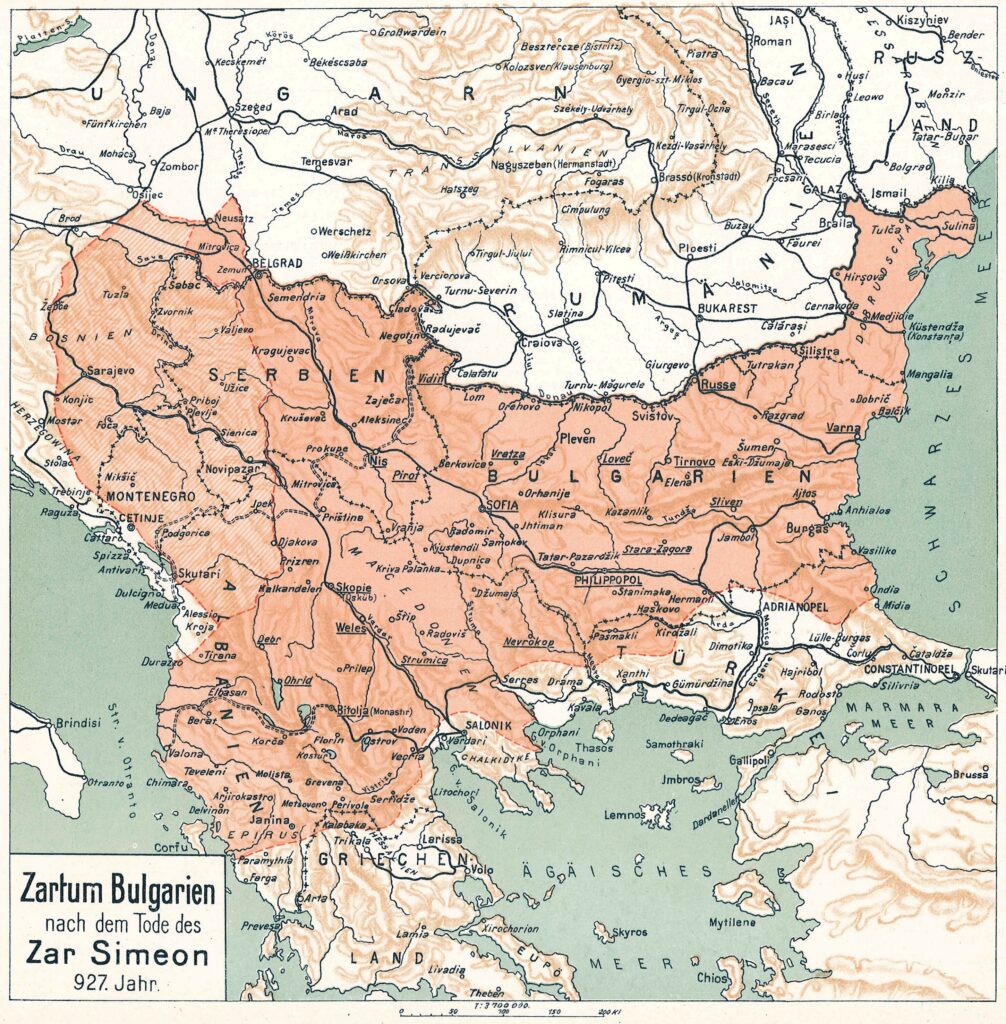 Bulgarian Empire during the reign of Simeon I.