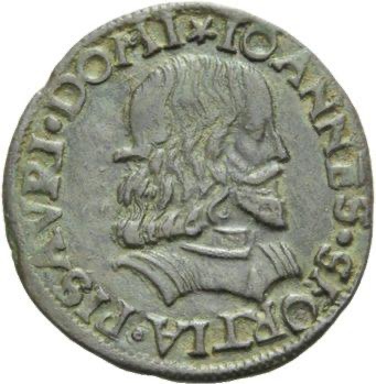 Coin showing Giovanni Sforza