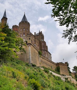 Hohenzollern Castle in Bisingen, Baden-Württemberg, Germany