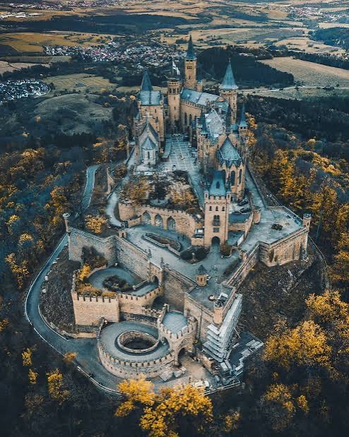 Hohenzollern Castle in Bisingen, Baden-Württemberg, Germany