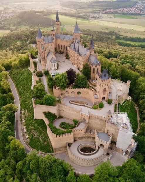 Hohenzollern Castle in Bisingen, Baden-Württemberg, Germany