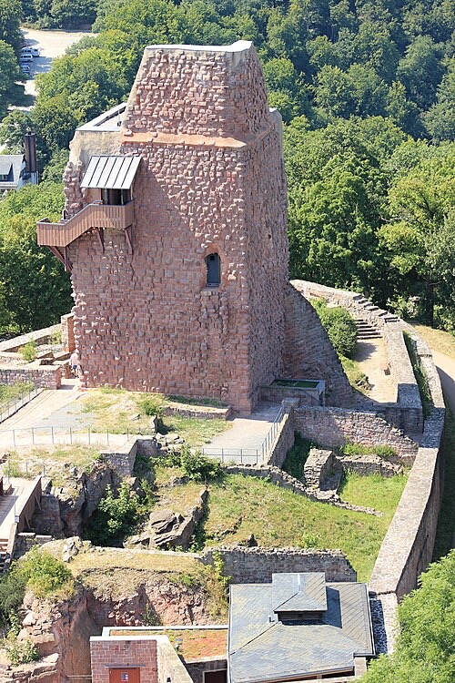 Ruins of the medieval Kyffhausen Castle